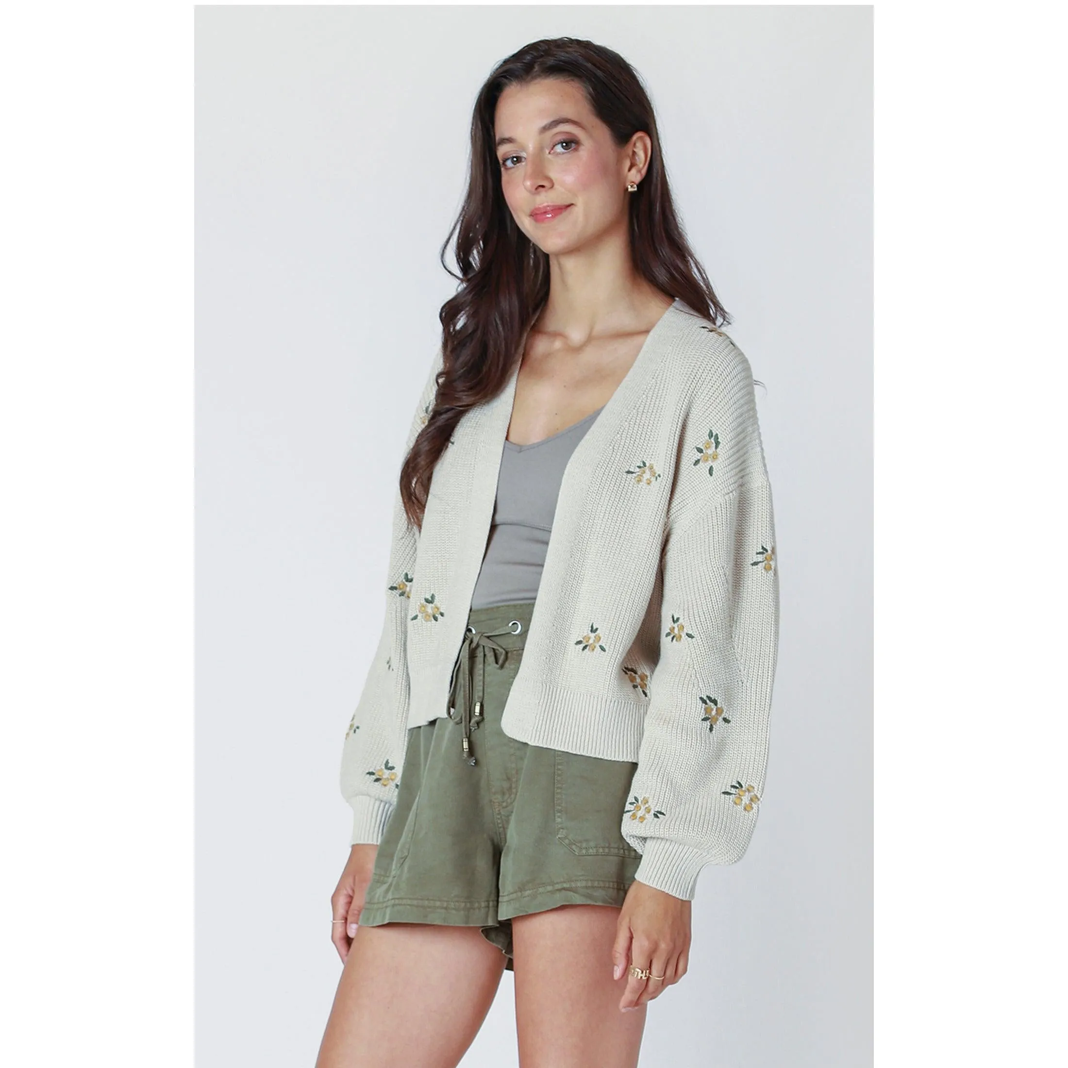 EMBROIDERED CARDIGAN