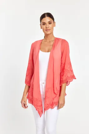 Embroidered Cardigan