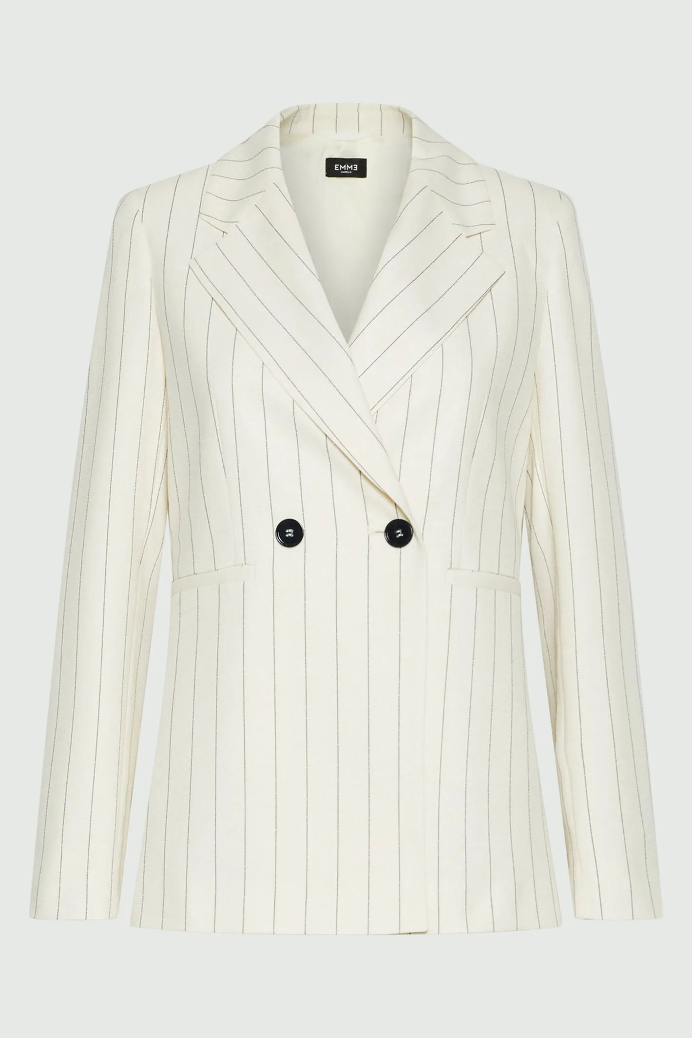 Emme Suit Agra Wool White Stripe 2515091021200 001