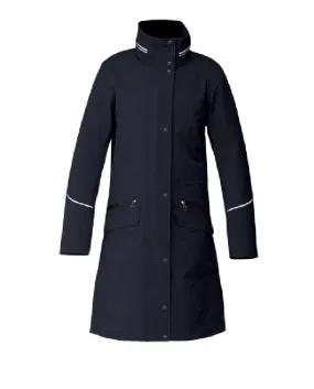 Equetech Long Waterproof Riding Coat - Navy