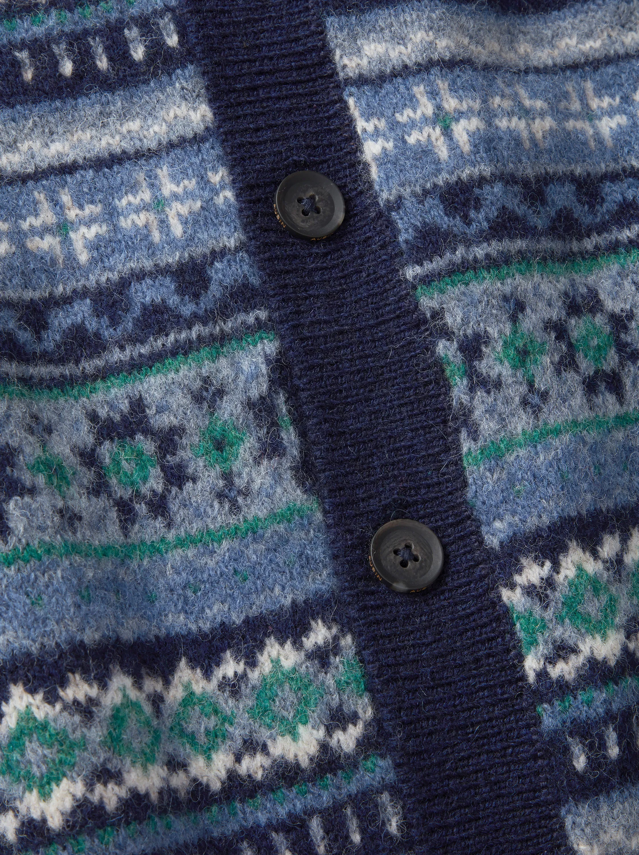 Fairisle Wool Cardigan