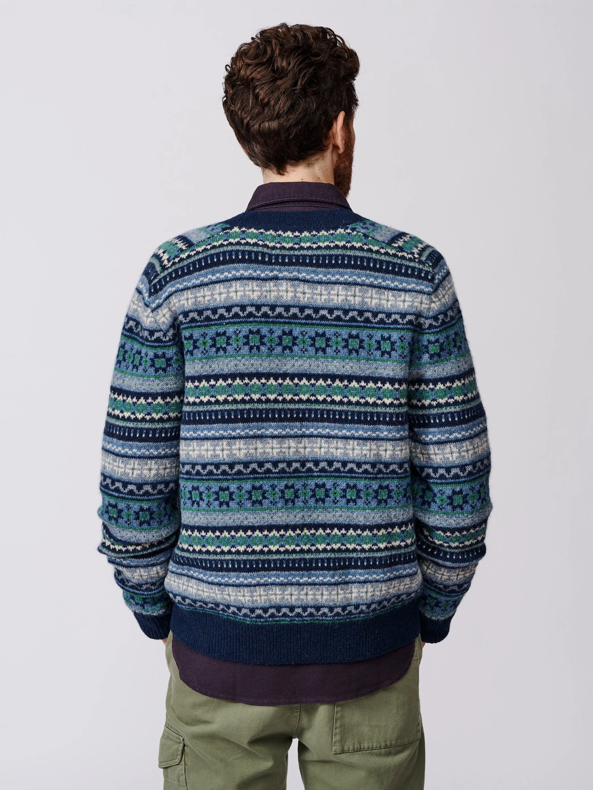 Fairisle Wool Cardigan