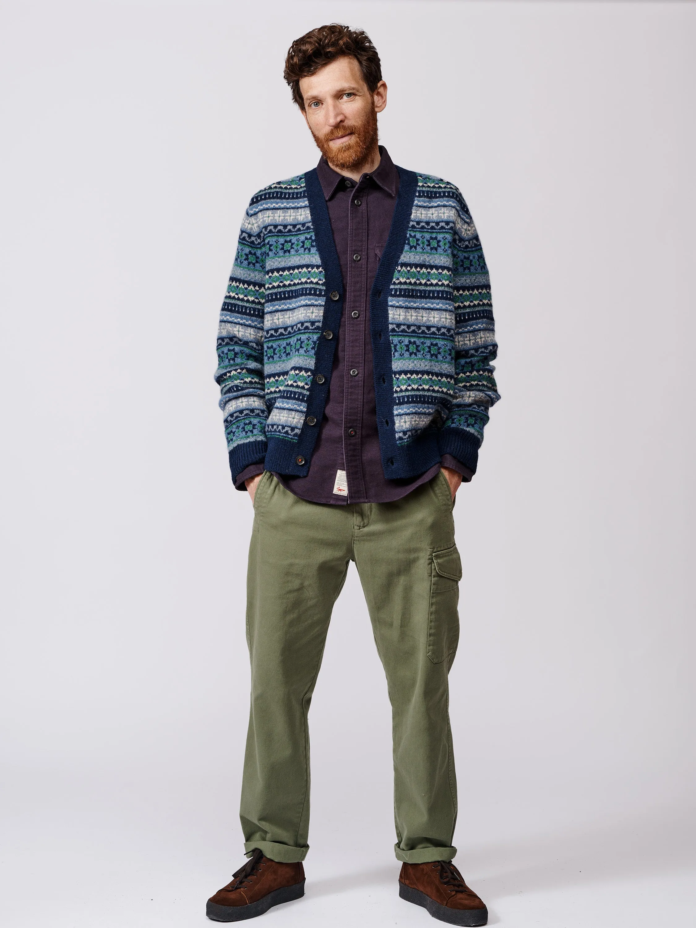 Fairisle Wool Cardigan