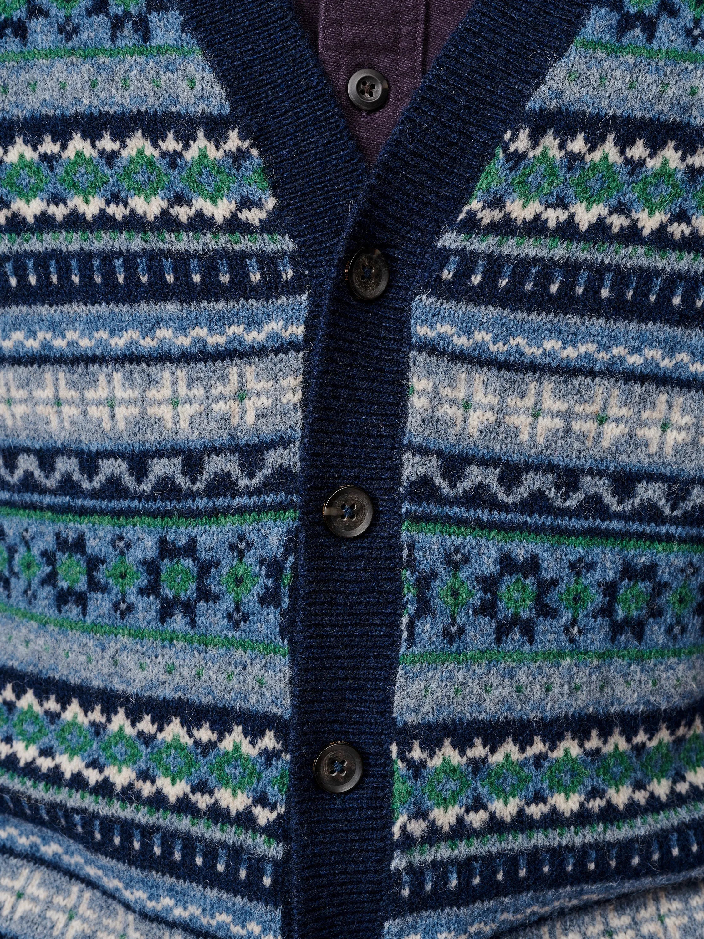 Fairisle Wool Cardigan