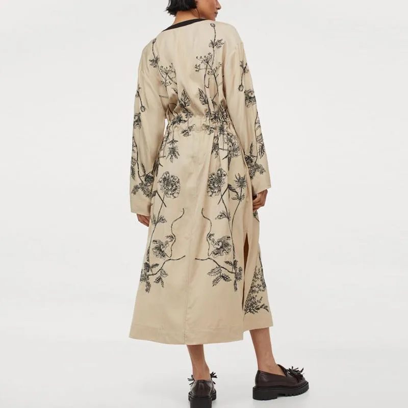 FLARE LONG SLEEVE DRESS
