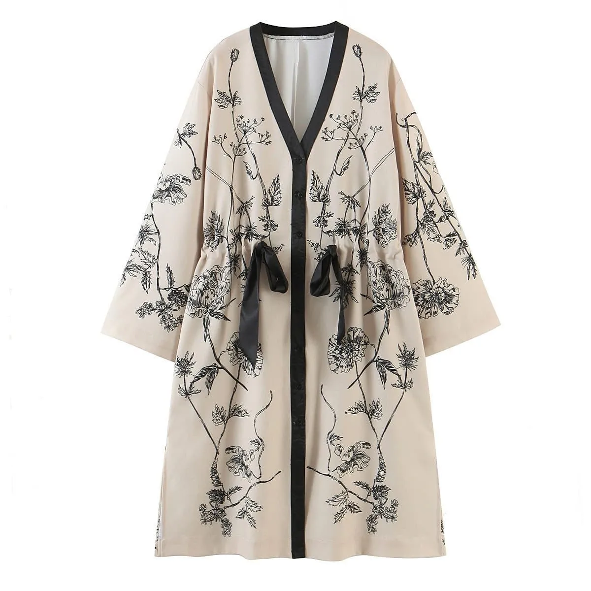 FLARE LONG SLEEVE DRESS