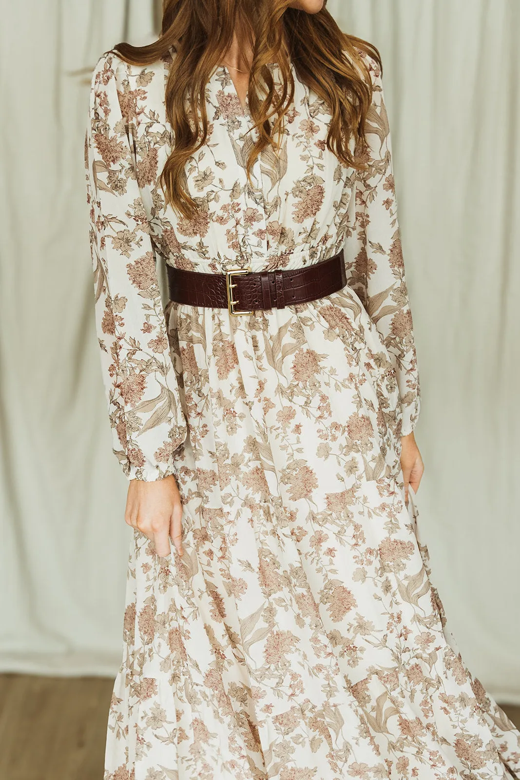 Floral Fall Maxi Dress