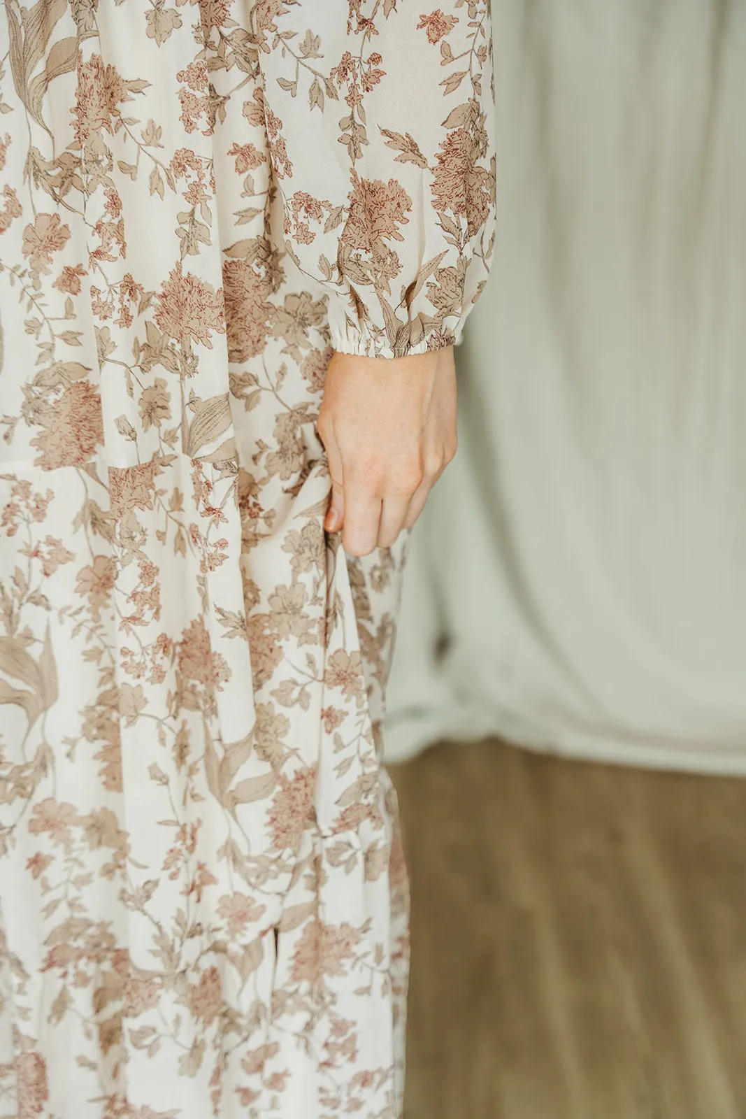 Floral Fall Maxi Dress