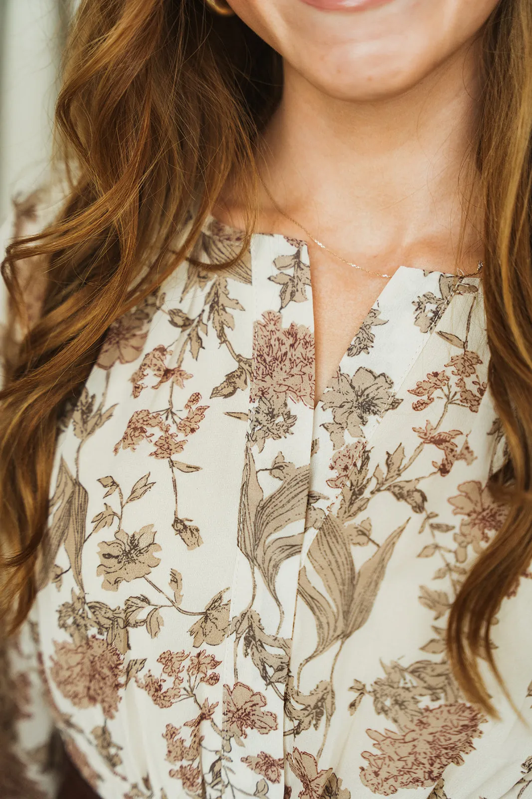 Floral Fall Maxi Dress