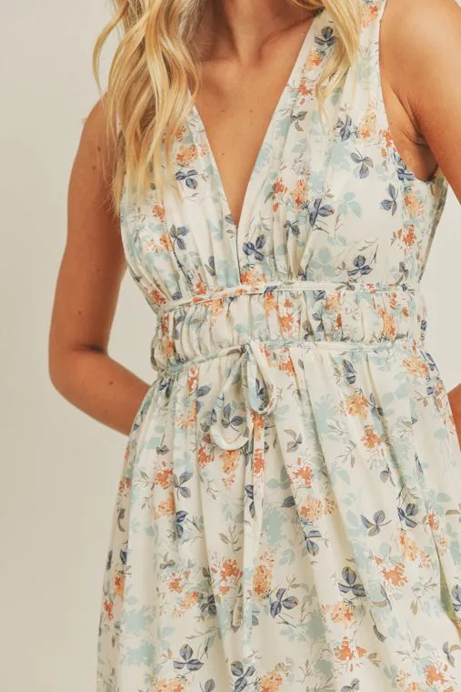 Floral Print Maxi Dress