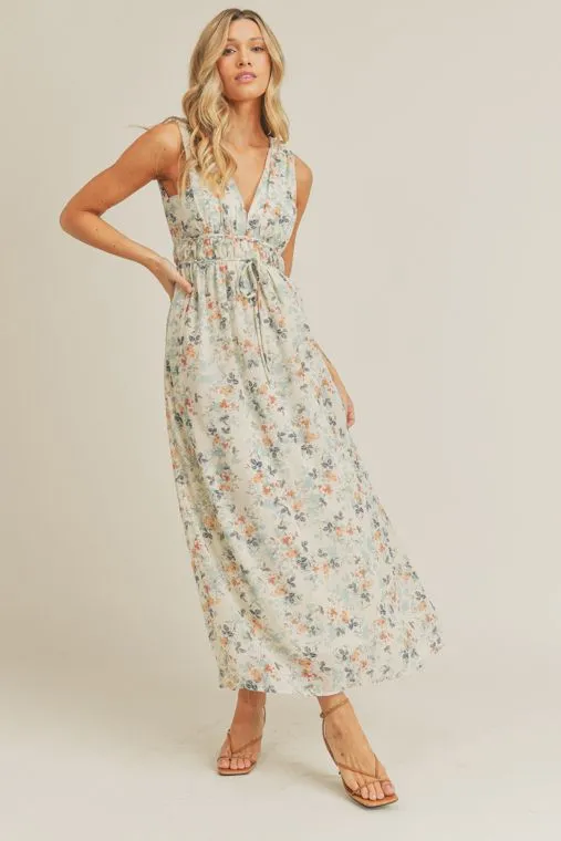 Floral Print Maxi Dress