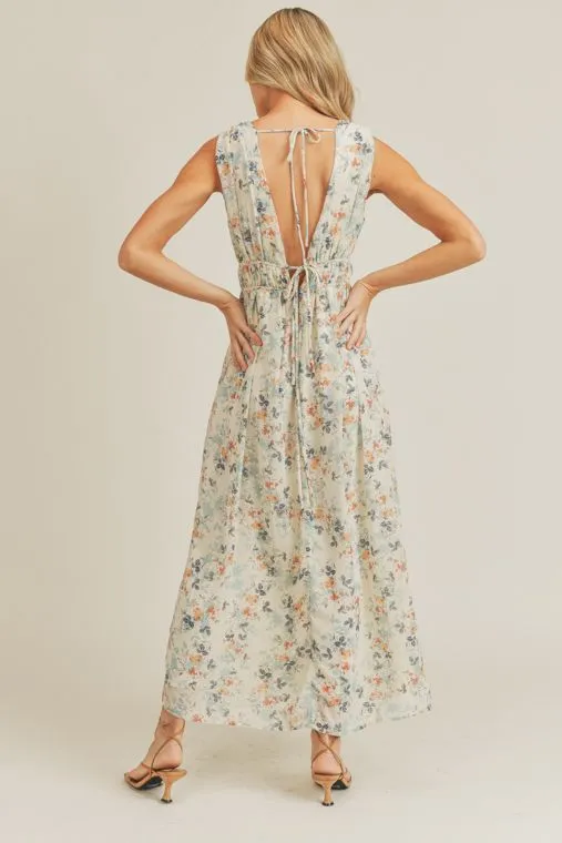 Floral Print Maxi Dress