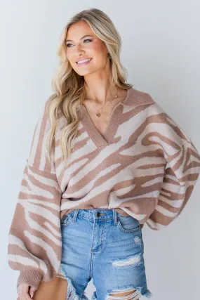 Go Wild Collared Sweater