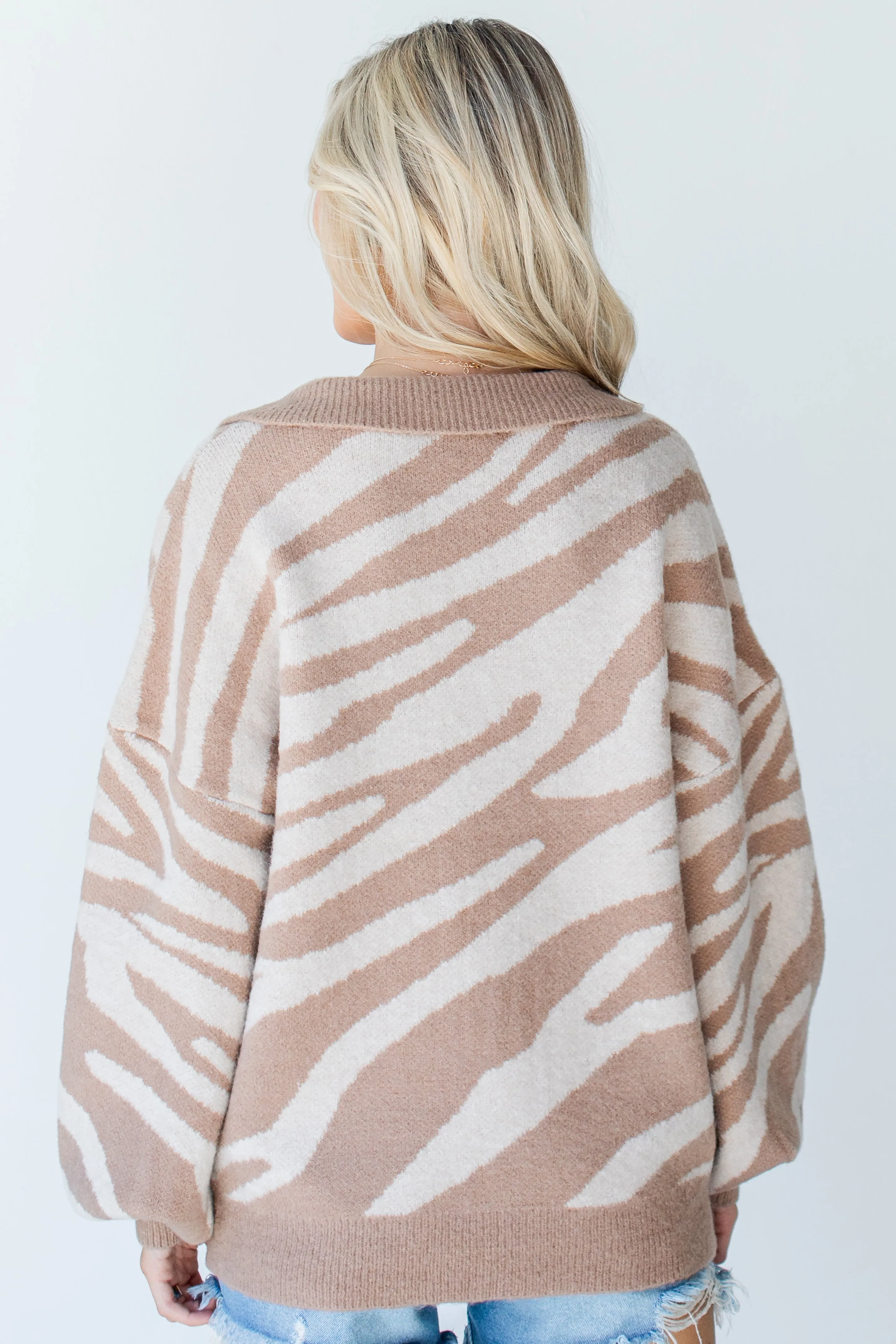 Go Wild Collared Sweater