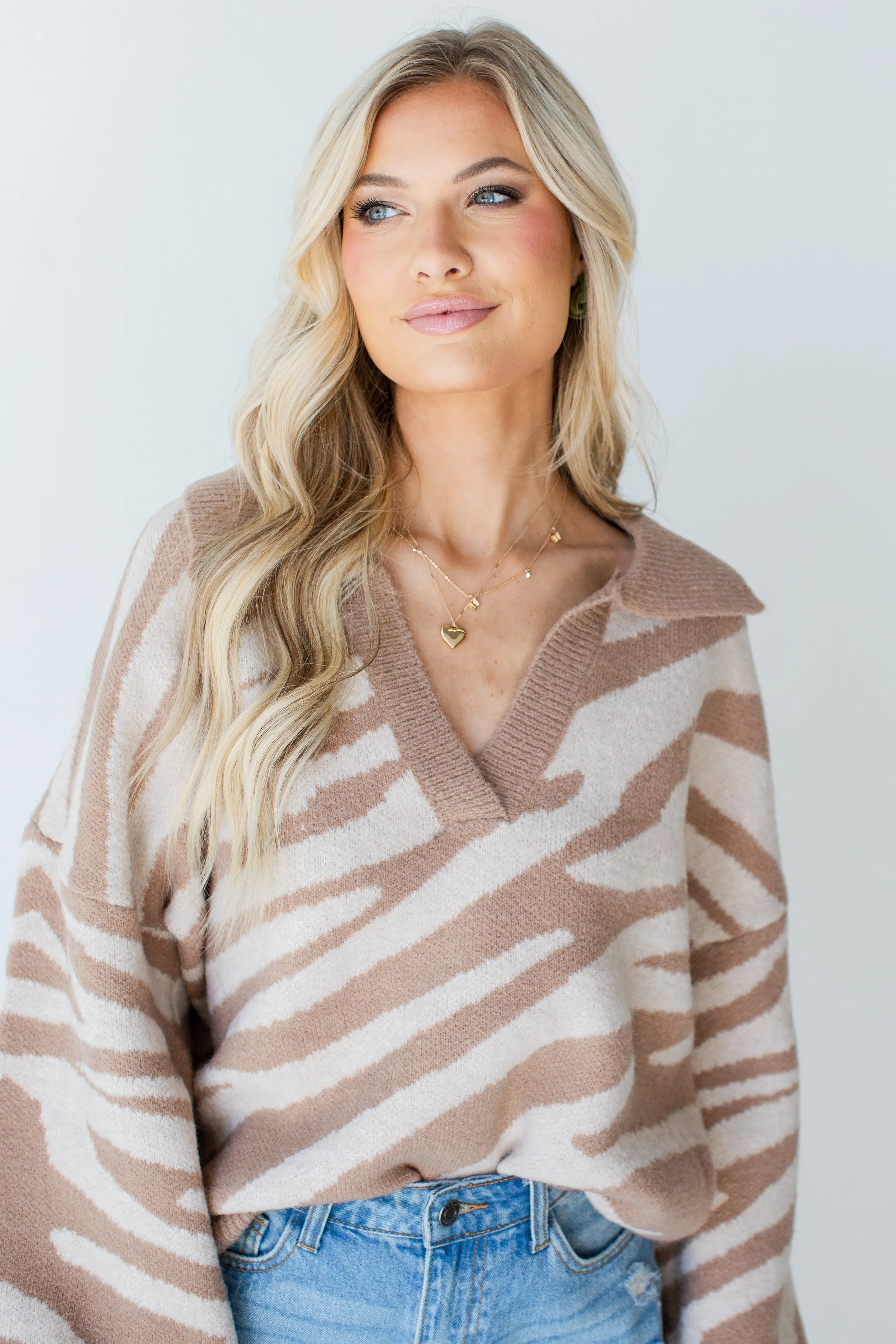Go Wild Collared Sweater
