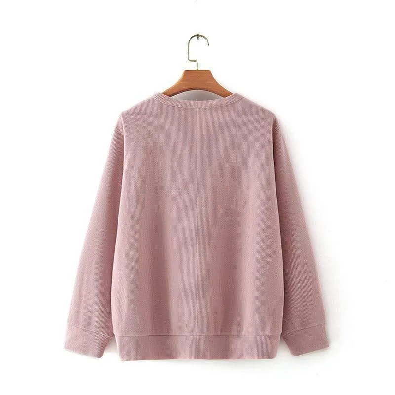 Harajuku Flower Embroidered Cardigan