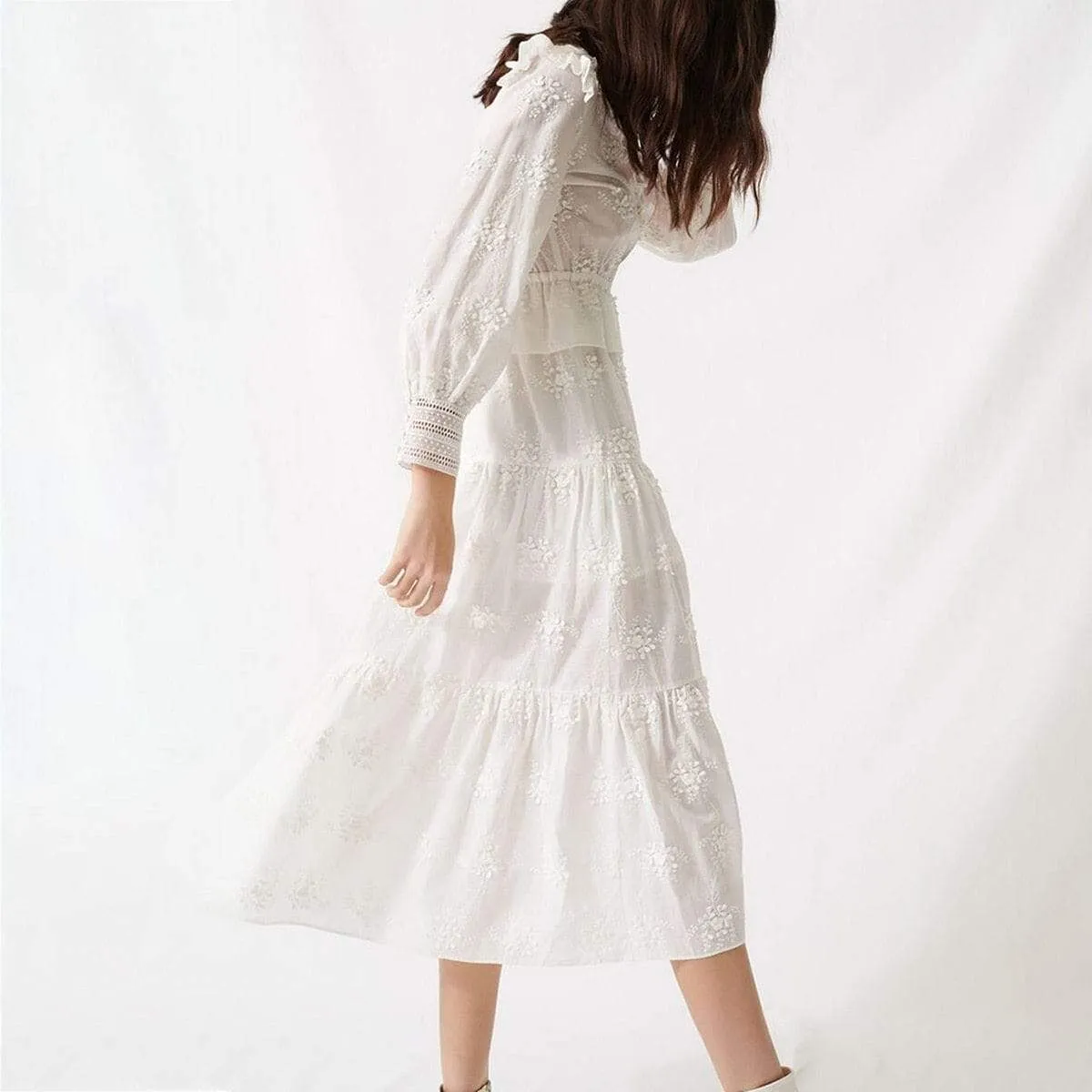 HOLLOW OUT MAXI DRESS