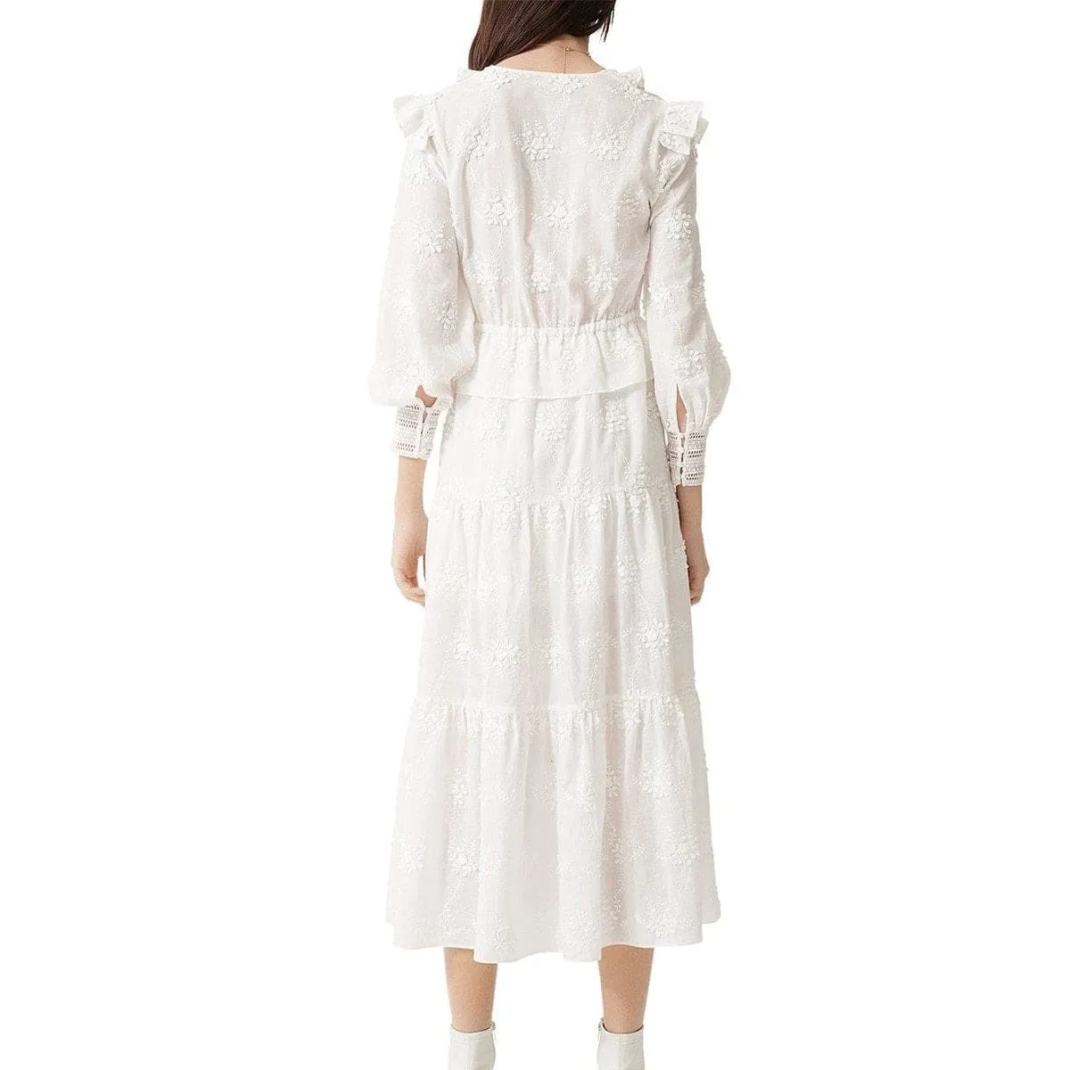 HOLLOW OUT MAXI DRESS