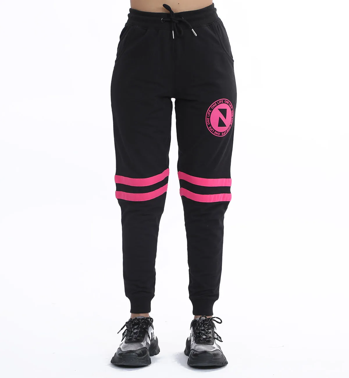Logo Track Pants Black