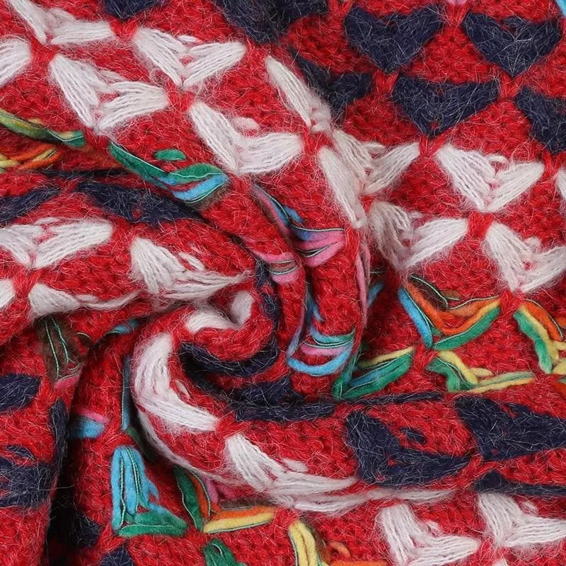 Love Embroidered Knitted Cardigan