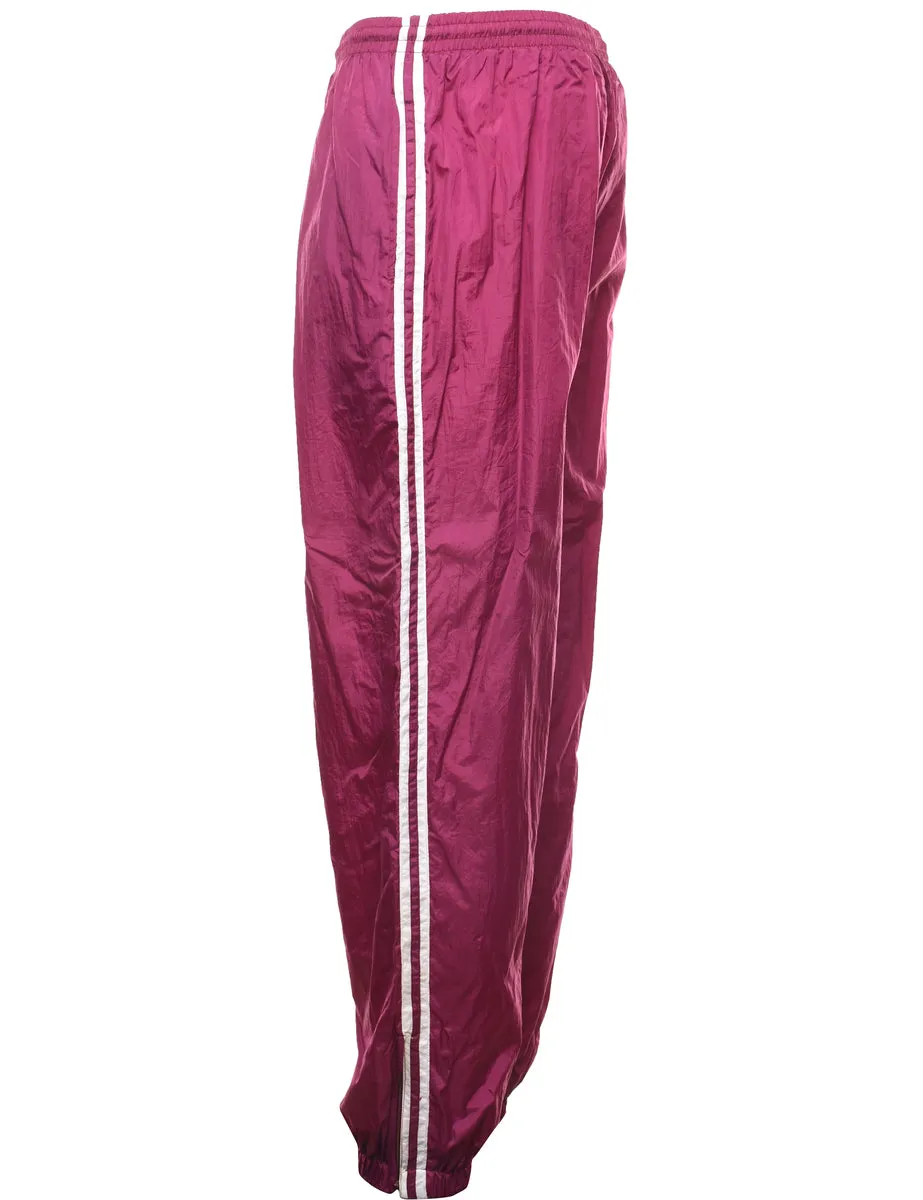 Magenta Retro Track Pants - W28
