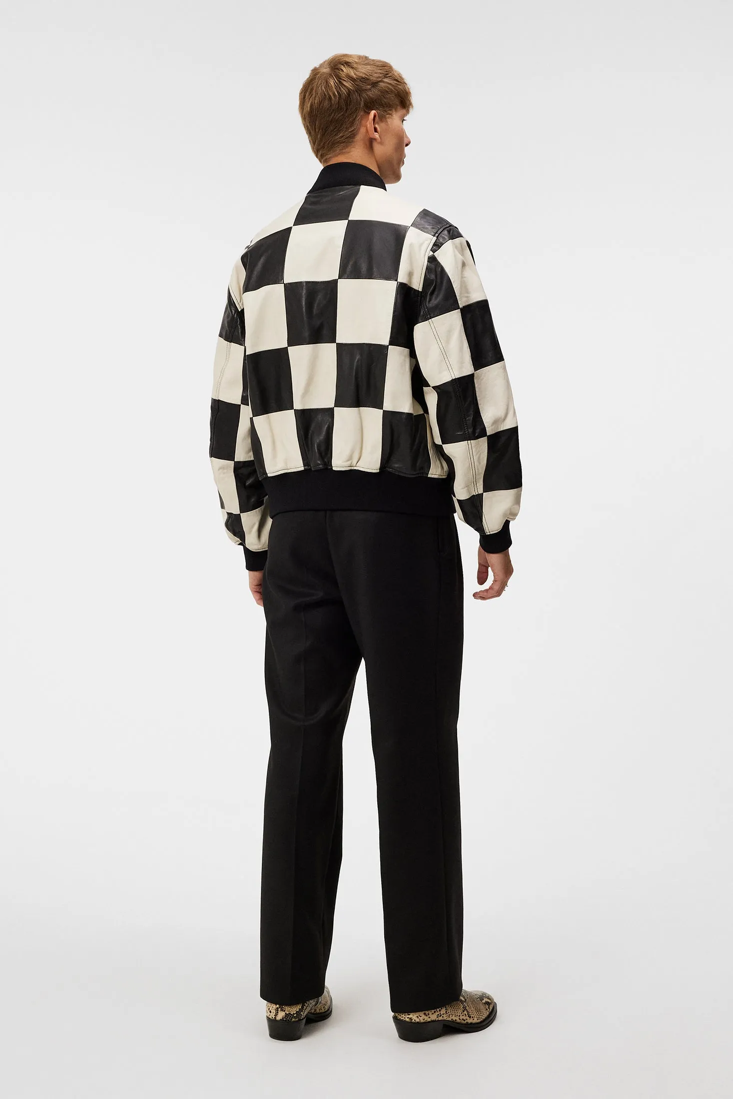 Milan Patchwork Leather Jacket