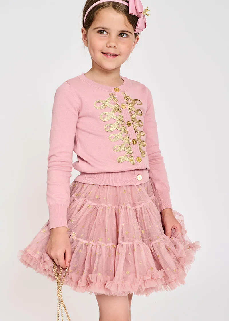 Milly Cardigan Tea Rose