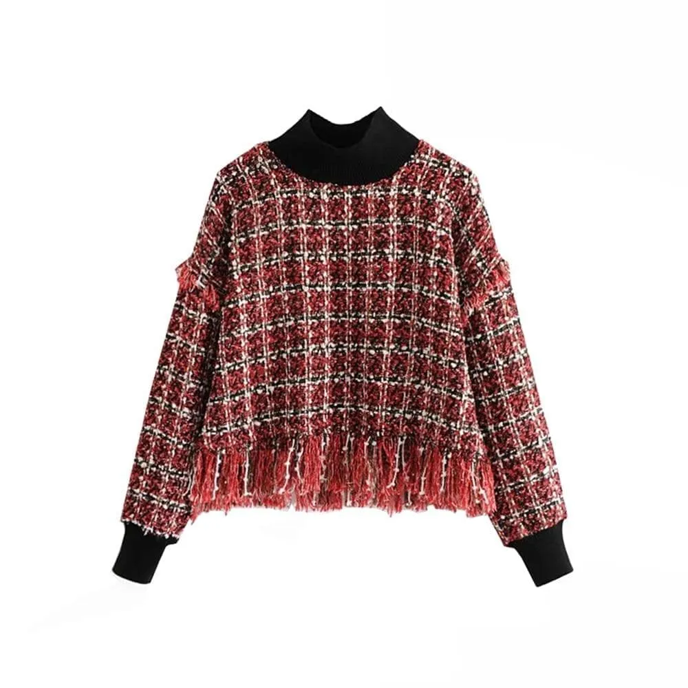 NEW COLLAR LOOSE SWEATER