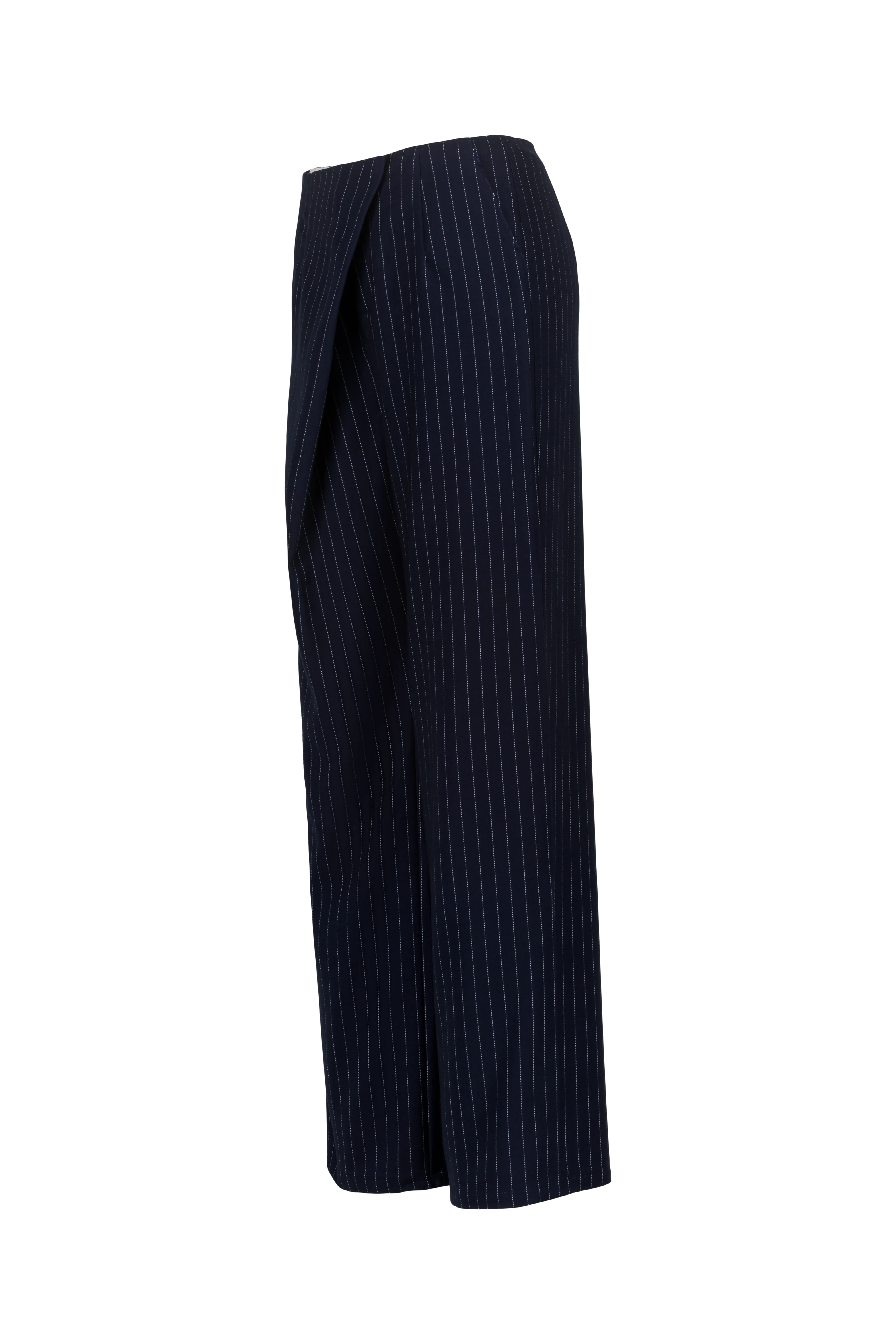 PANTS.04.D6.24, Navy Pin Stripe Twill