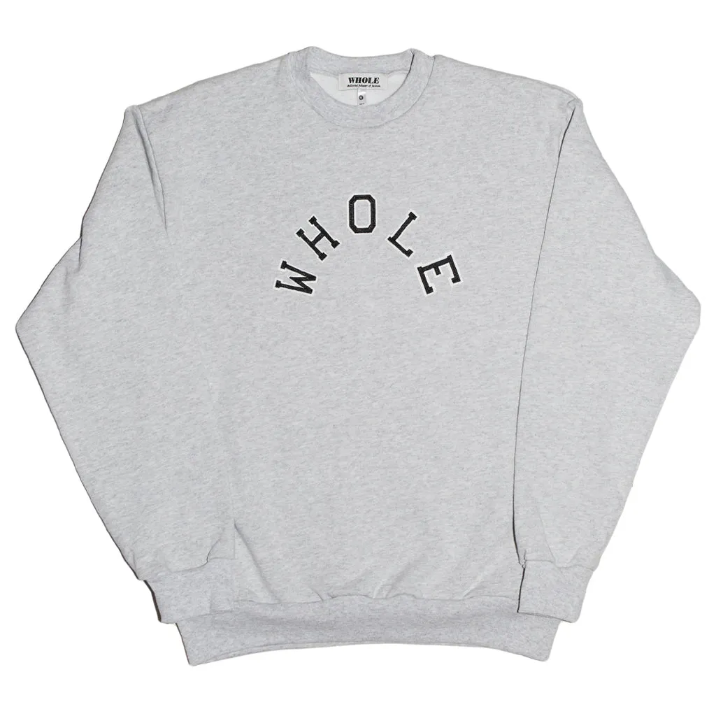 PATCHWORK LOGO SWEATER (heather)