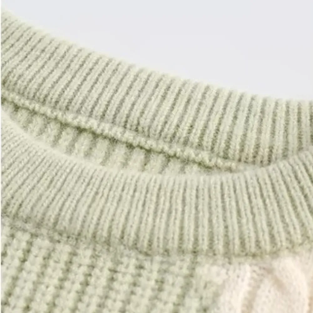 Patchwork Twist Sweater