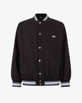 Pinstripe Clown Bomber