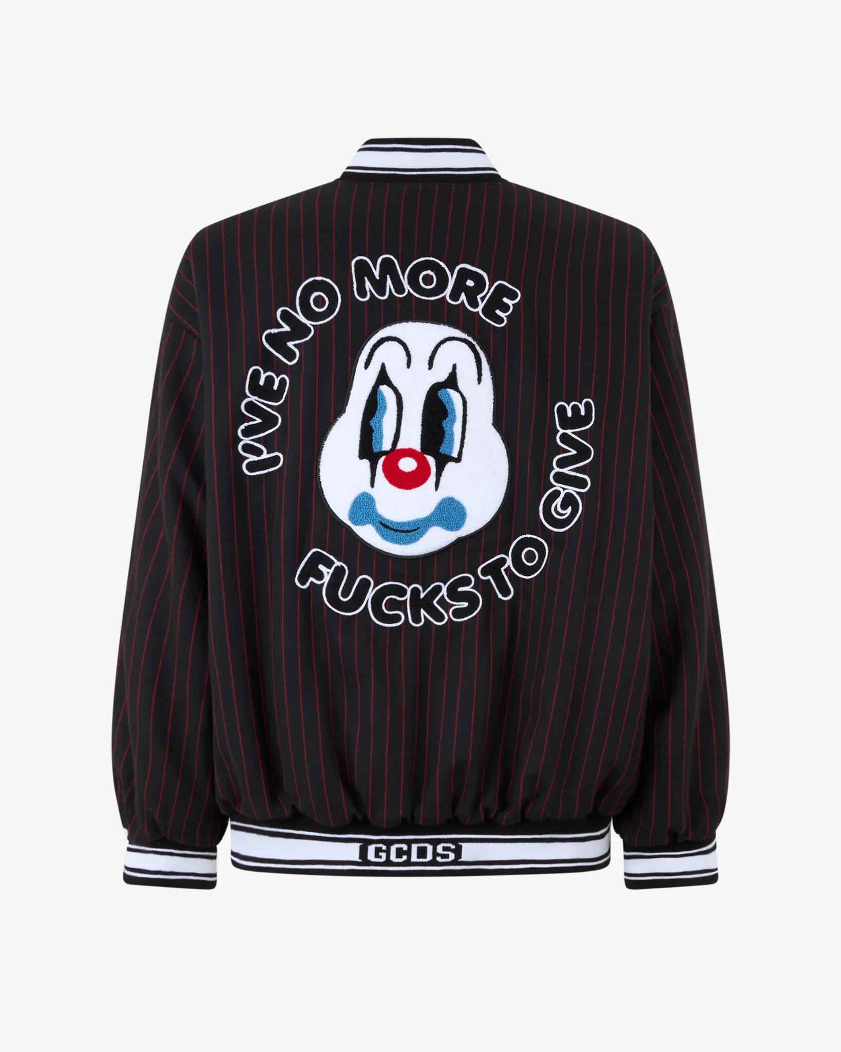 Pinstripe Clown Bomber