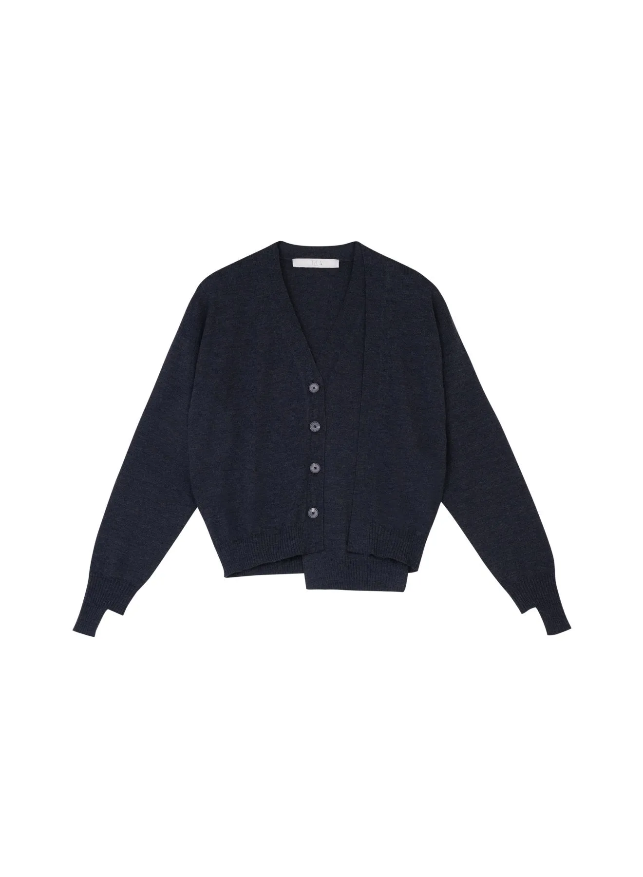 Raja Deconstructed Charcoal Cardigan
