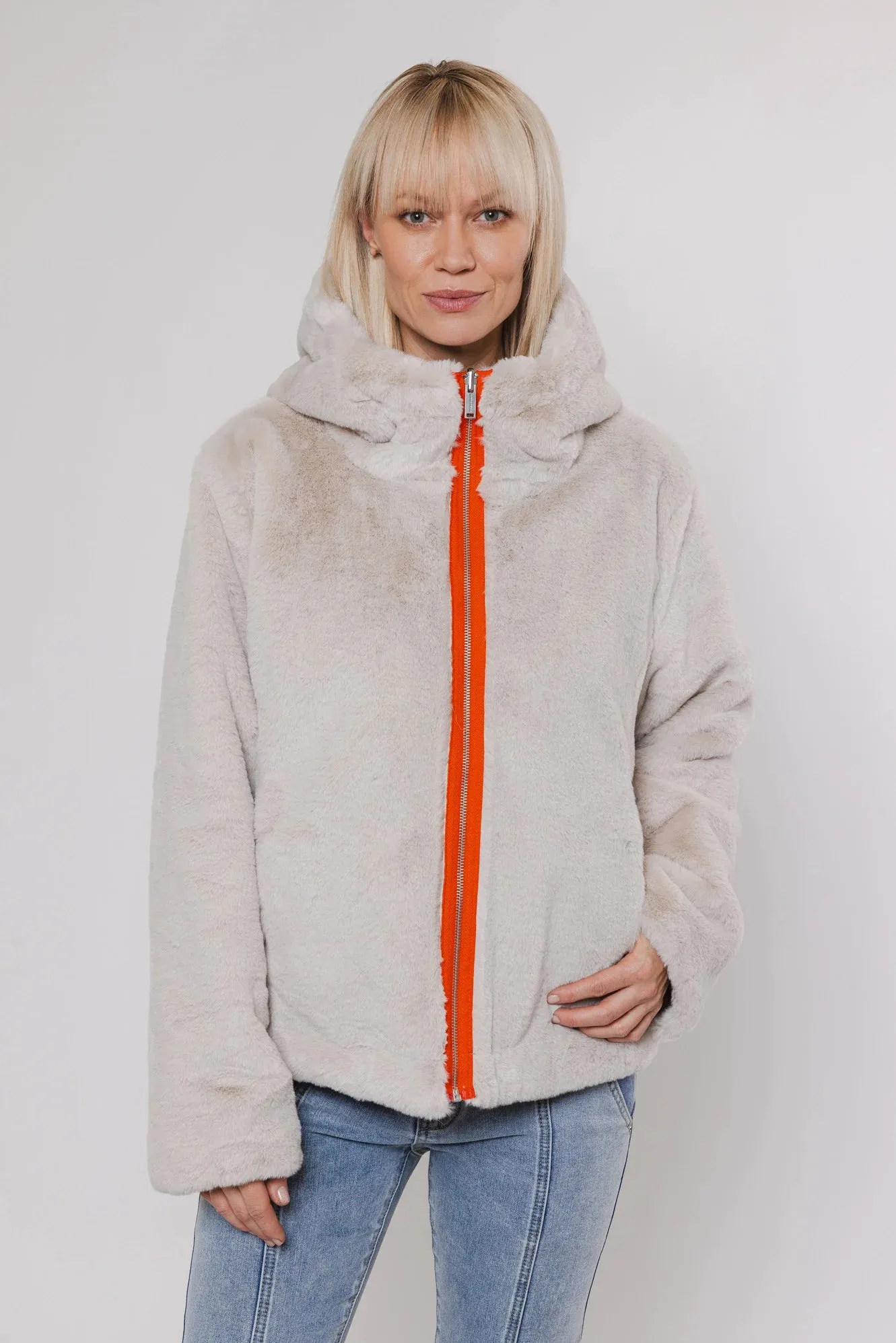 R&P Aviva Reversible Jacket in Birch, Birch
