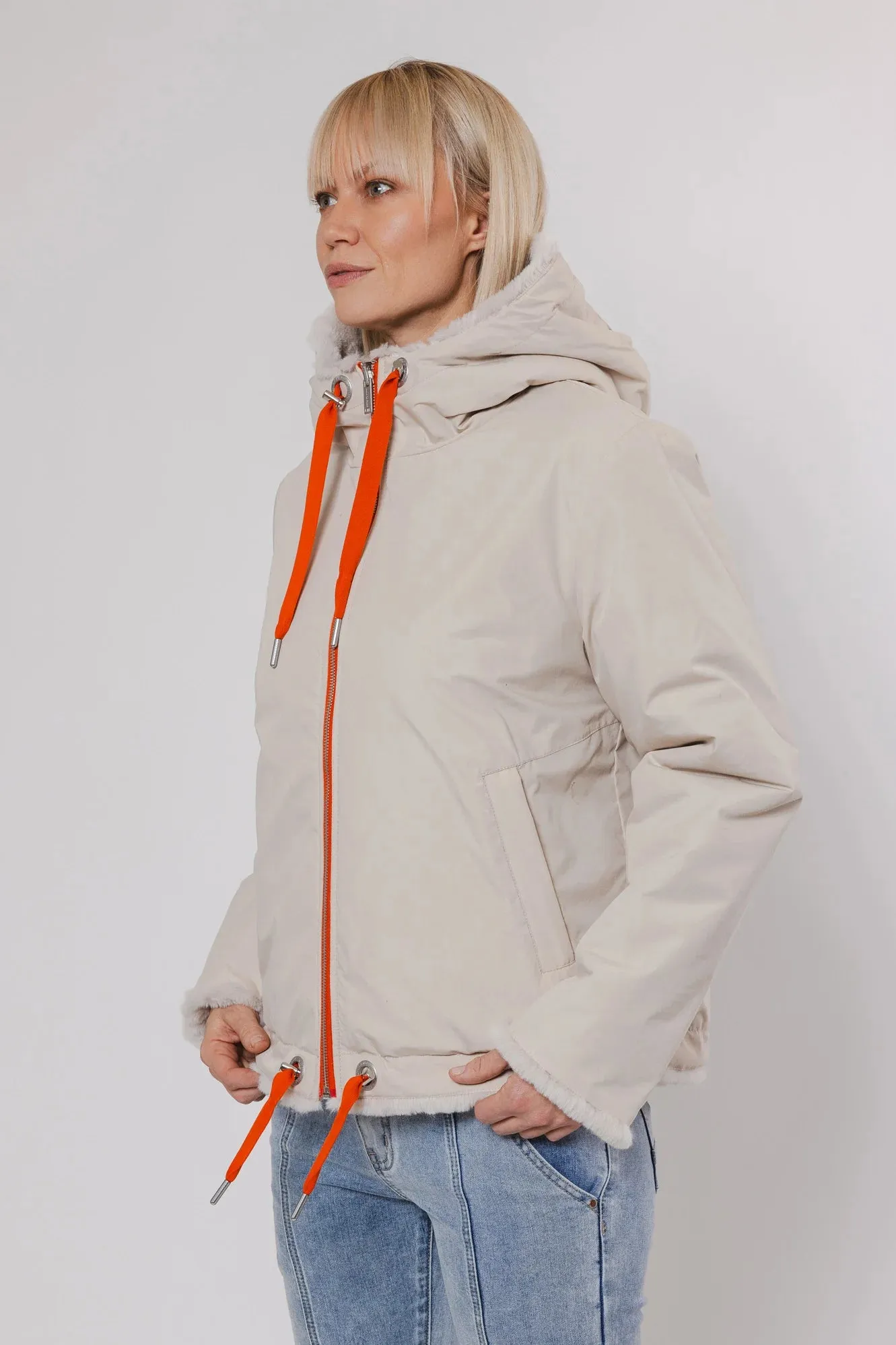 R&P Aviva Reversible Jacket in Birch, Birch
