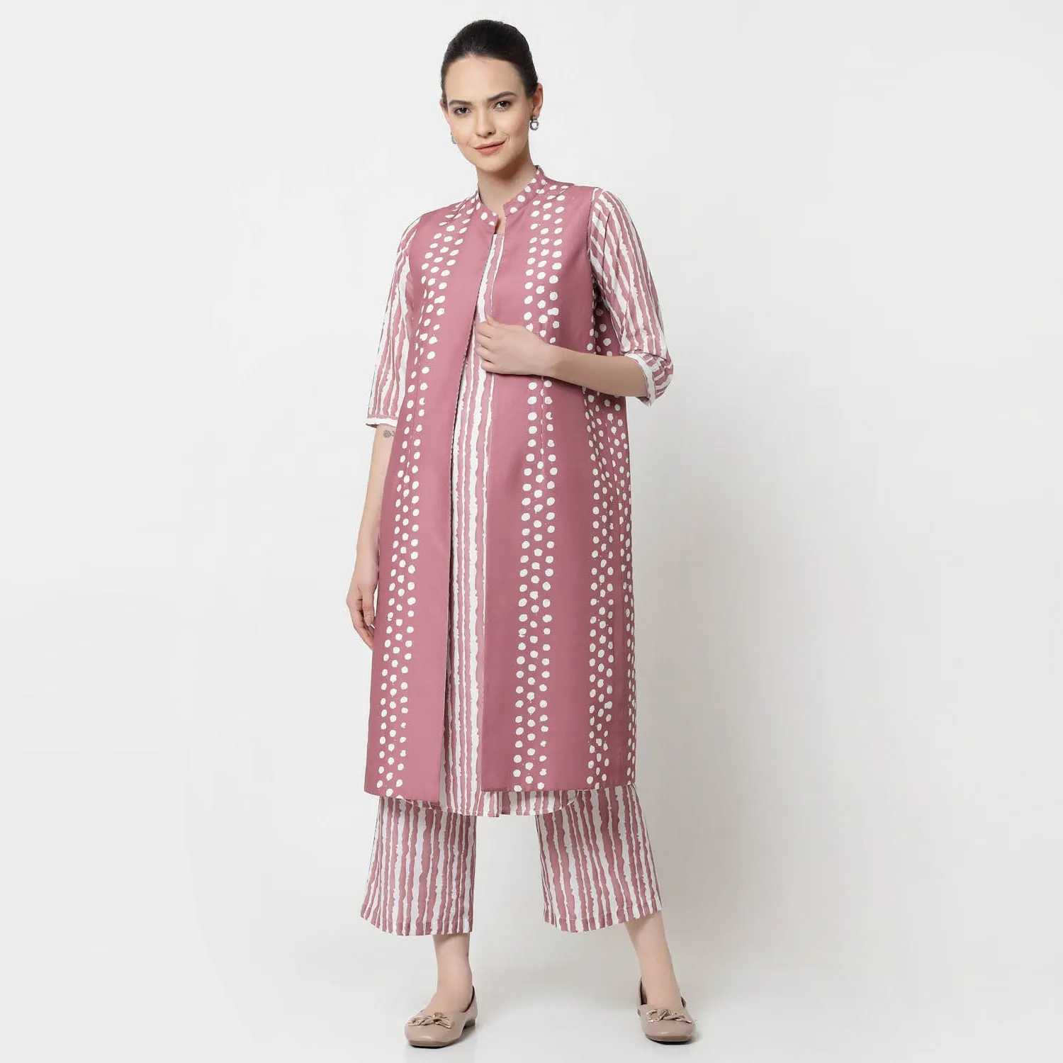 Reversible Pink Polka Jacket