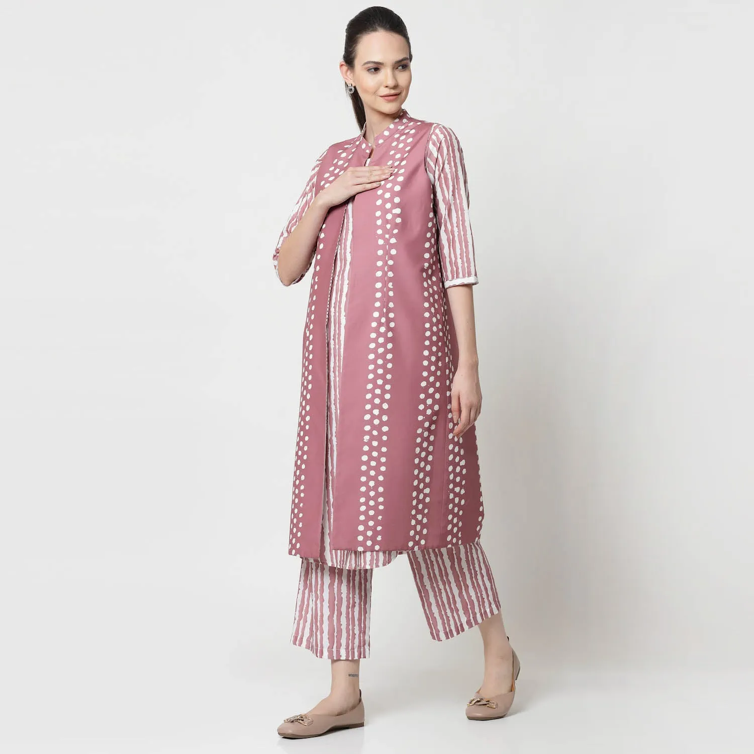 Reversible Pink Polka Jacket