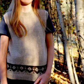 Rosalee Vest Knitting Pattern - 8Ply (HC43)