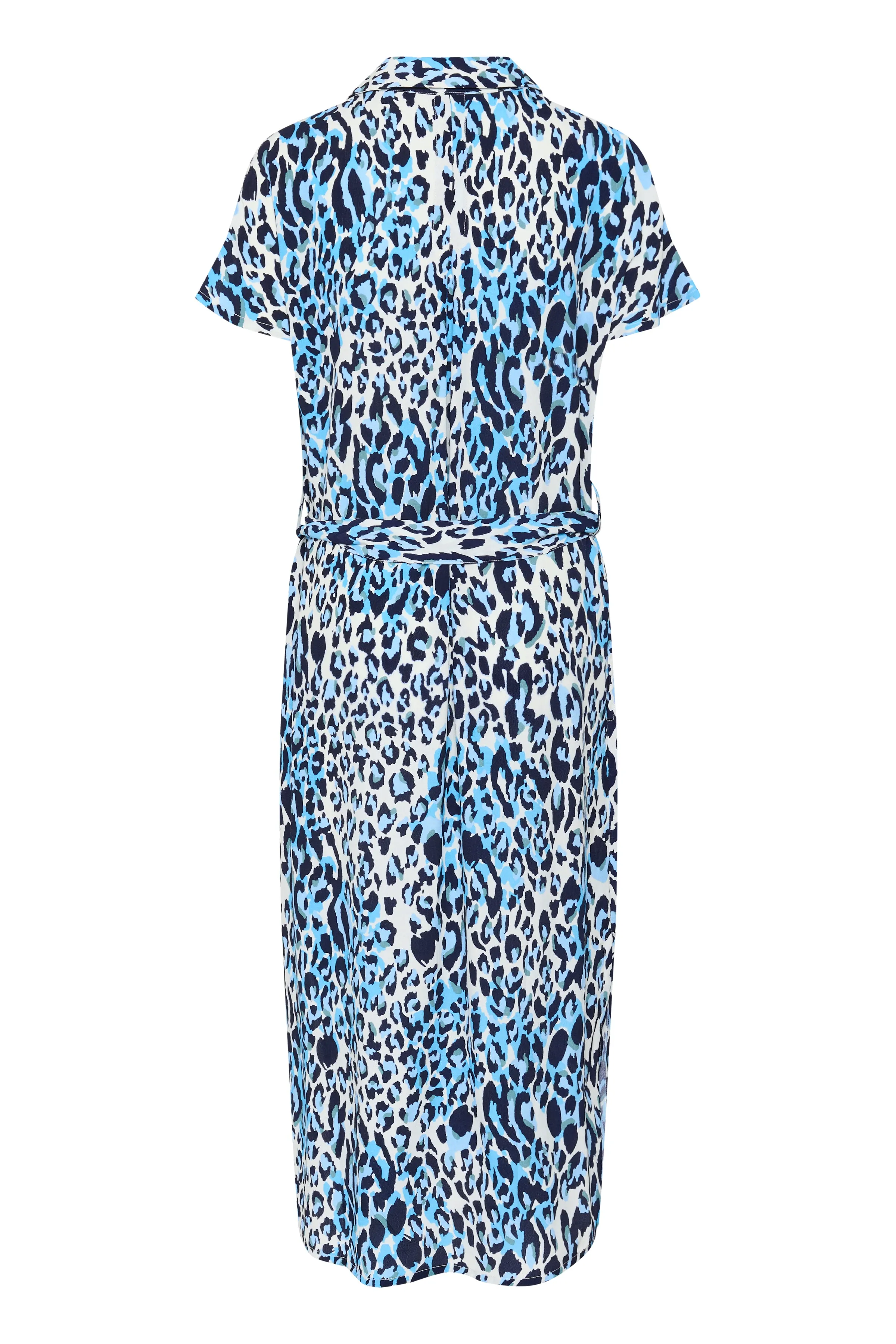 Saint Tropez Blanca Dress in Blue Animal