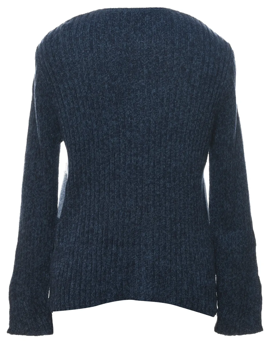 Santa Claus Christmas Cardigan - L