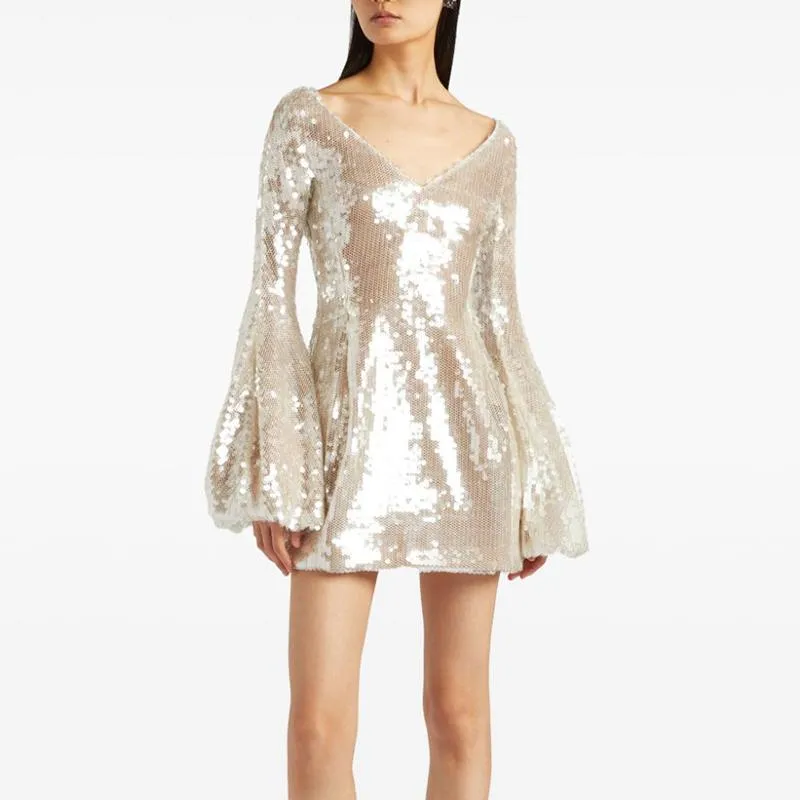 Sequined Casual Dress
