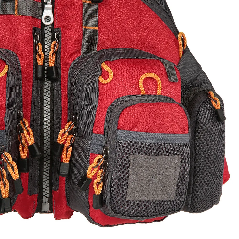 Sidiou Group Outdoor Breathable Padded Fishing Life Vest Bearing Life Safety Jacket Utility Vest