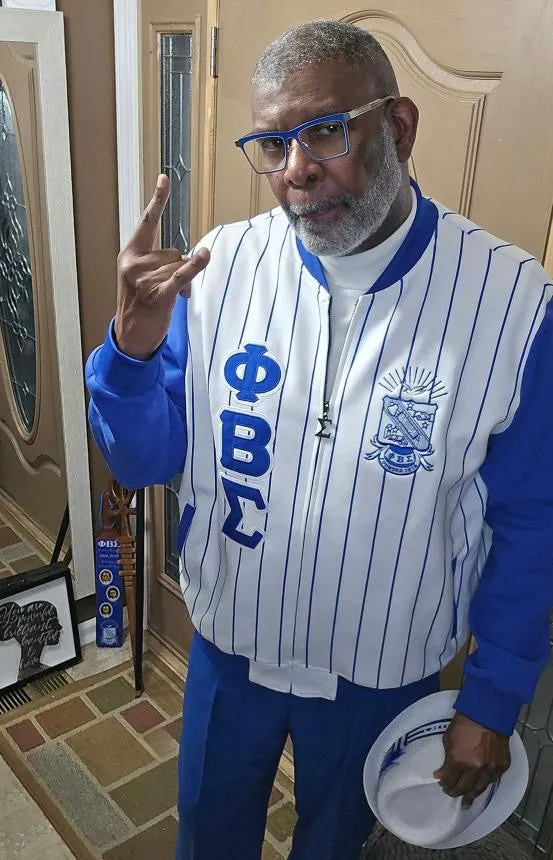Sigma Pinstripe Tech Track Jacket