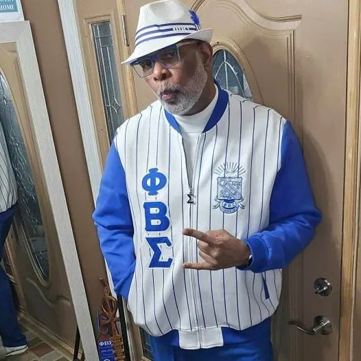 Sigma Pinstripe Tech Track Jacket