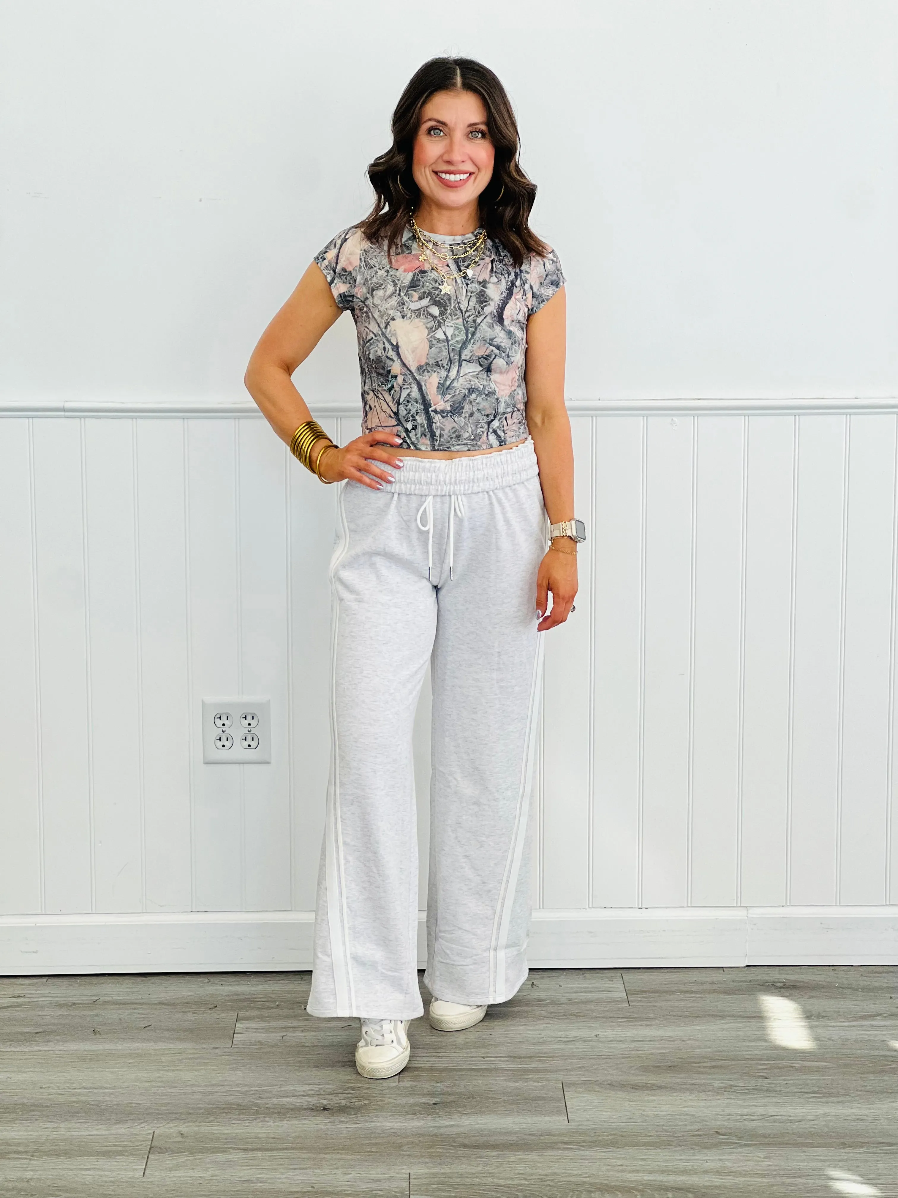 Sporty Side Stripe Pants (Reg.)-3 Colors