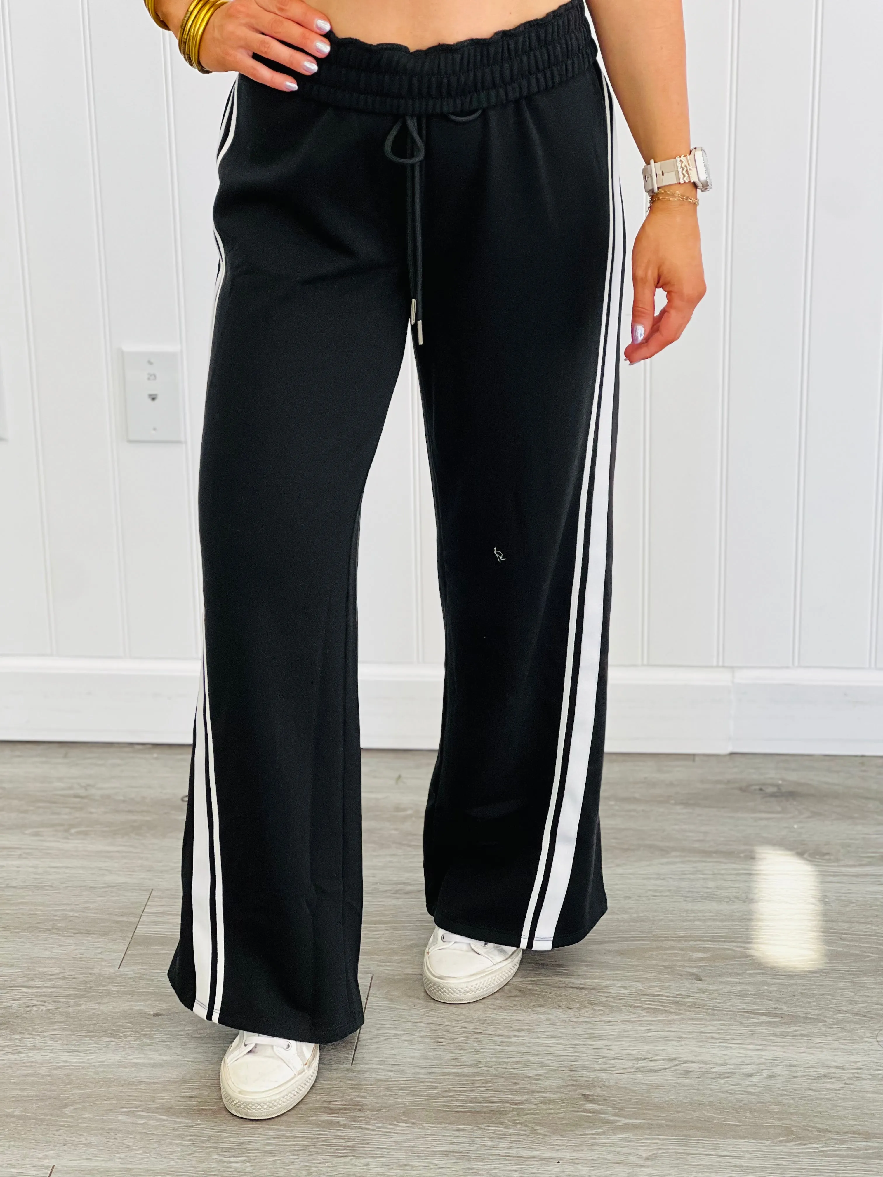 Sporty Side Stripe Pants (Reg.)-3 Colors