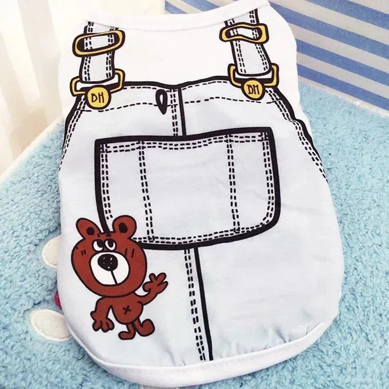 Summer Dog Clothes Puppy Dog Vest Apparel 2024 Chihuahua Breathable Clothing Apparels Clothes for Small Dogs Cats Pet Outfit