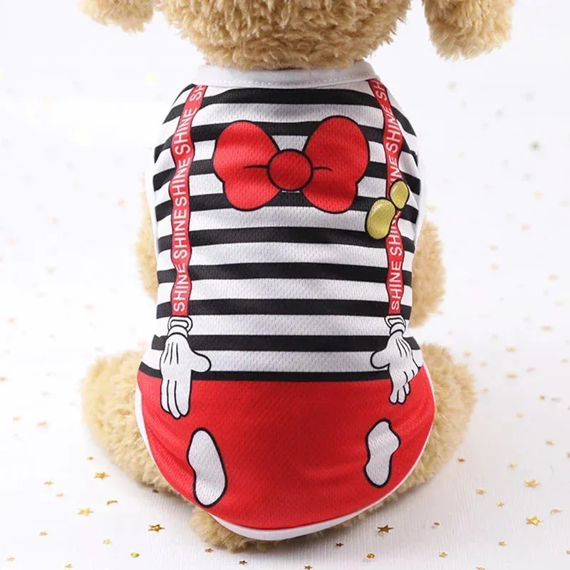Summer Dog Clothes Puppy Dog Vest Apparel 2024 Chihuahua Breathable Clothing Apparels Clothes for Small Dogs Cats Pet Outfit