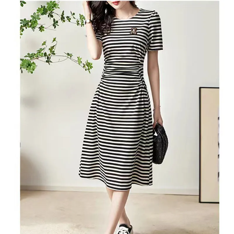 summer striped dress